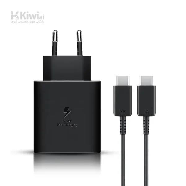 شارژر دیواری 50 وات سامسونگ با کابل