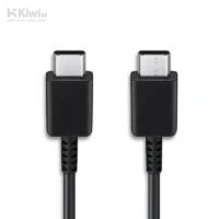 کابل تبدیل USB-C به USB-C سامسونگ مدل 1 متری - 2 آمپر EP-DA705BBEGWW - ویتنام